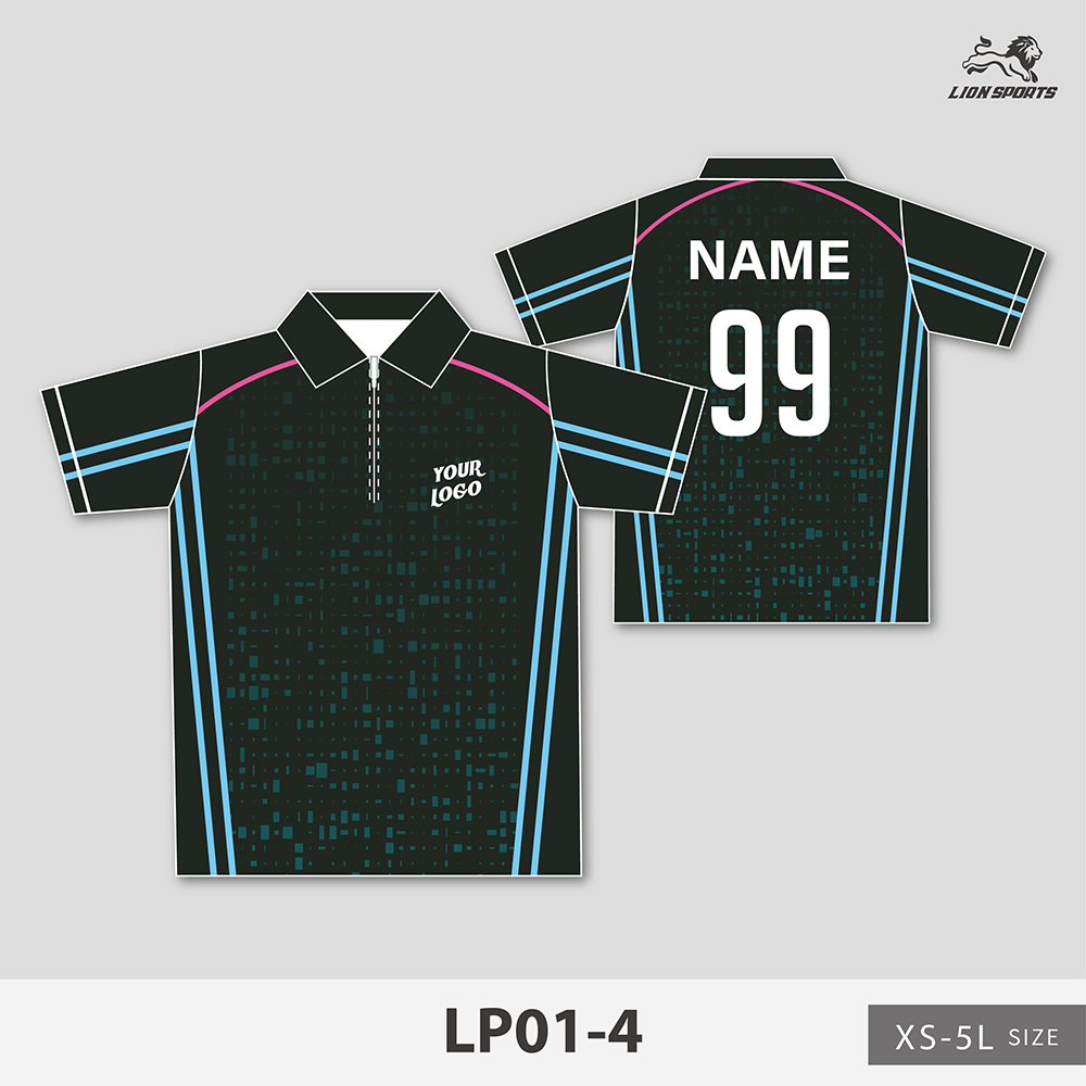 拉鍊POLO衫-LP01