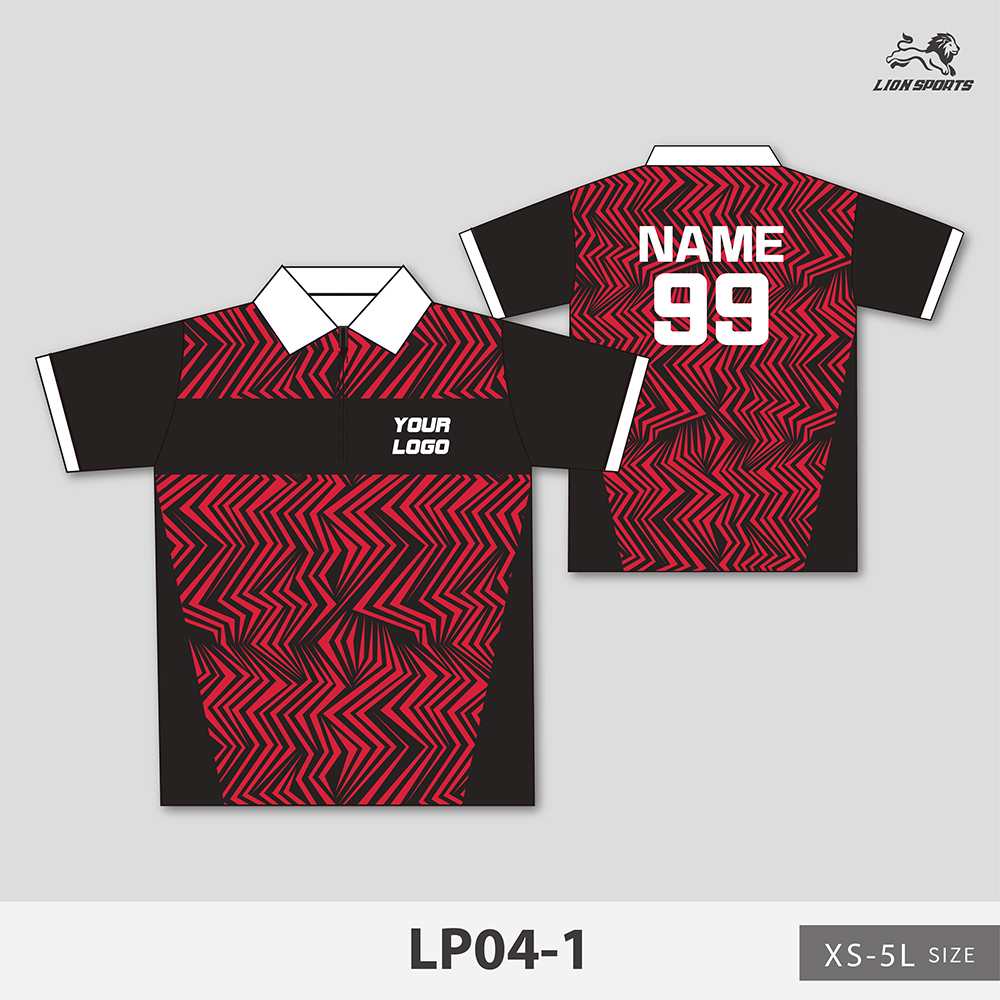 拉鍊POLO衫-LP04